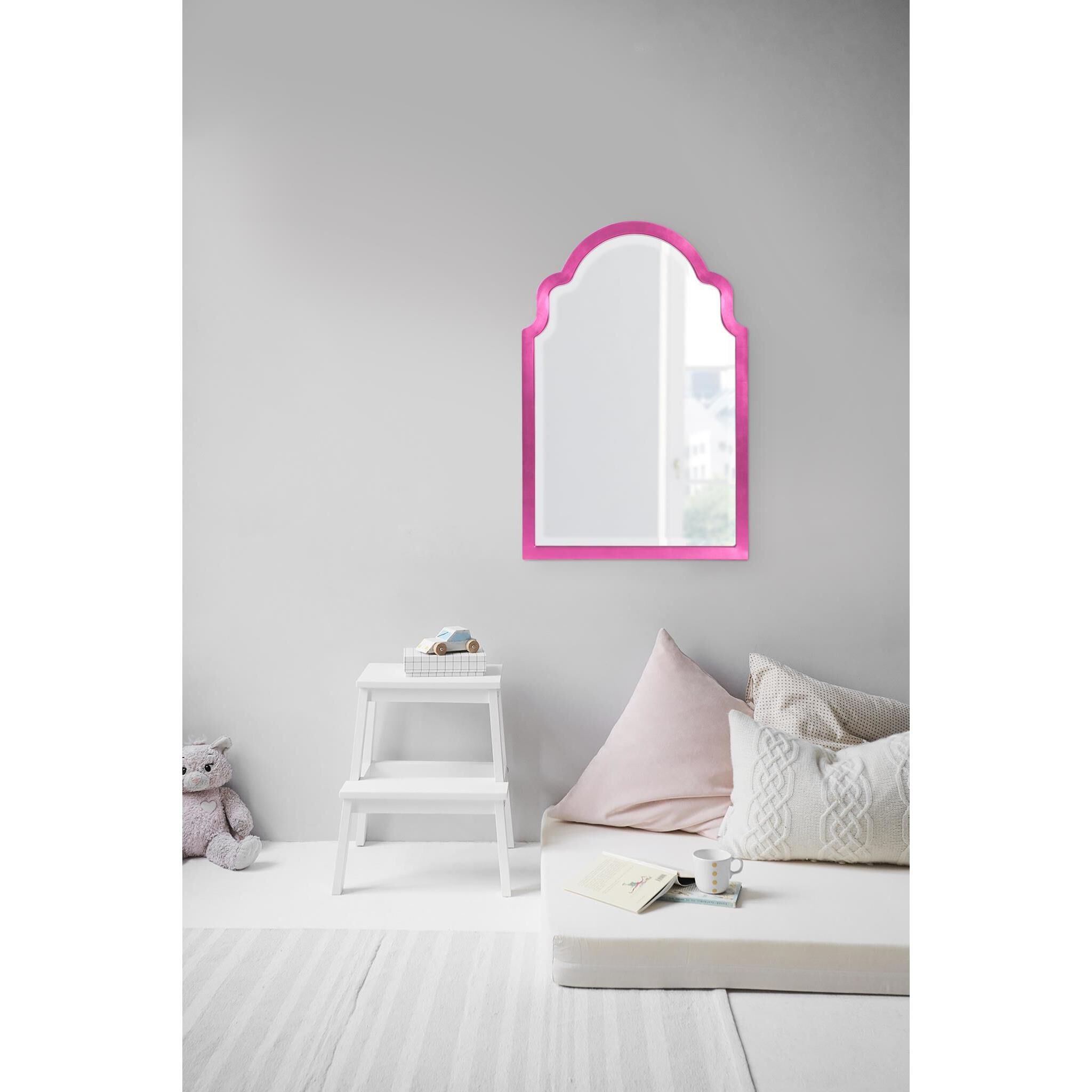 Sultan 36 X 24 inch Glossy Hot Pink Wall Mirror